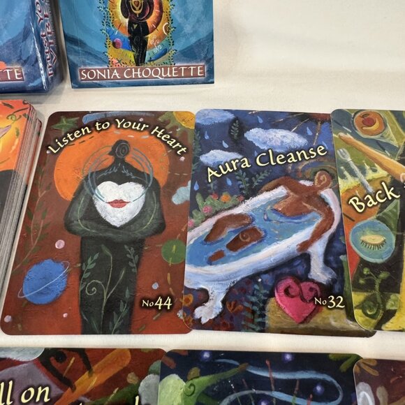 Trust Your Vibes Oracle Cards Set Sonia Choquette 52 Card w Guide Book Complete - Picture 5 of 9